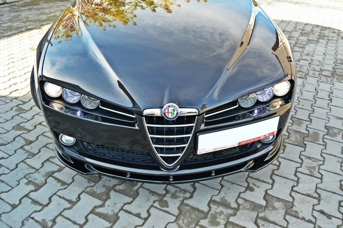 Front Ansatz für v.1 ALFA ROMEO 159 schwarz Hochglanz