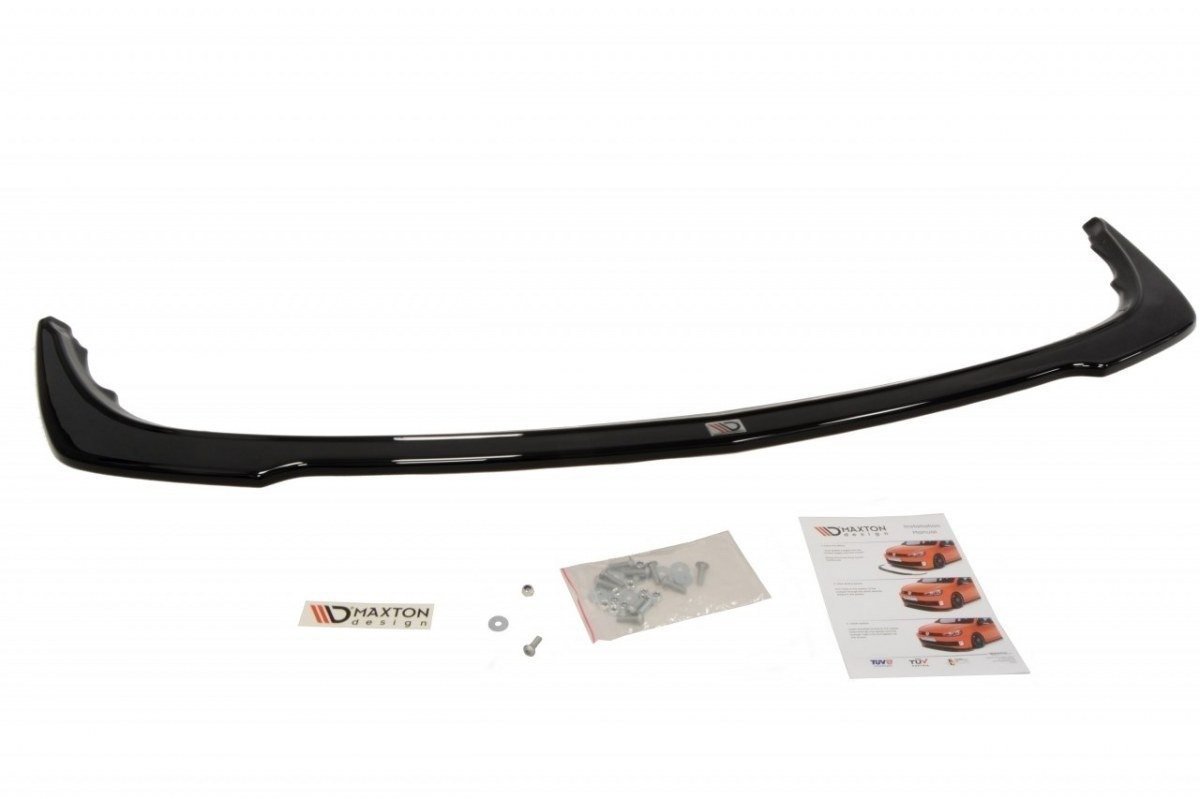 Front Ansatz für RENAULT MEGANE II RS schwarz Hochglanz