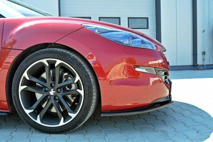 Front Ansatz V.1 für PEUGEOT RCZ FACELIFT schwarz Hochglanz