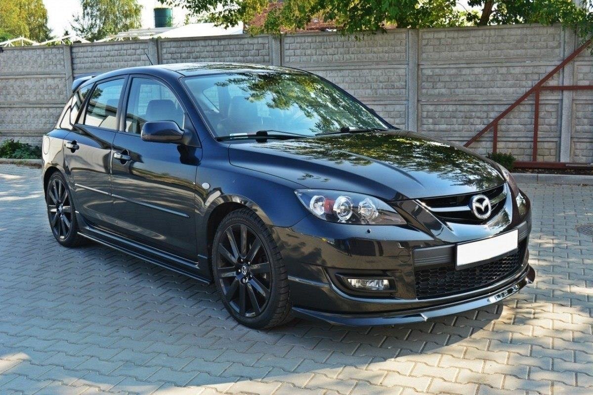 Front Ansatz für MAZDA 3 MPS MK1 (vor Facelift) schwarz matt