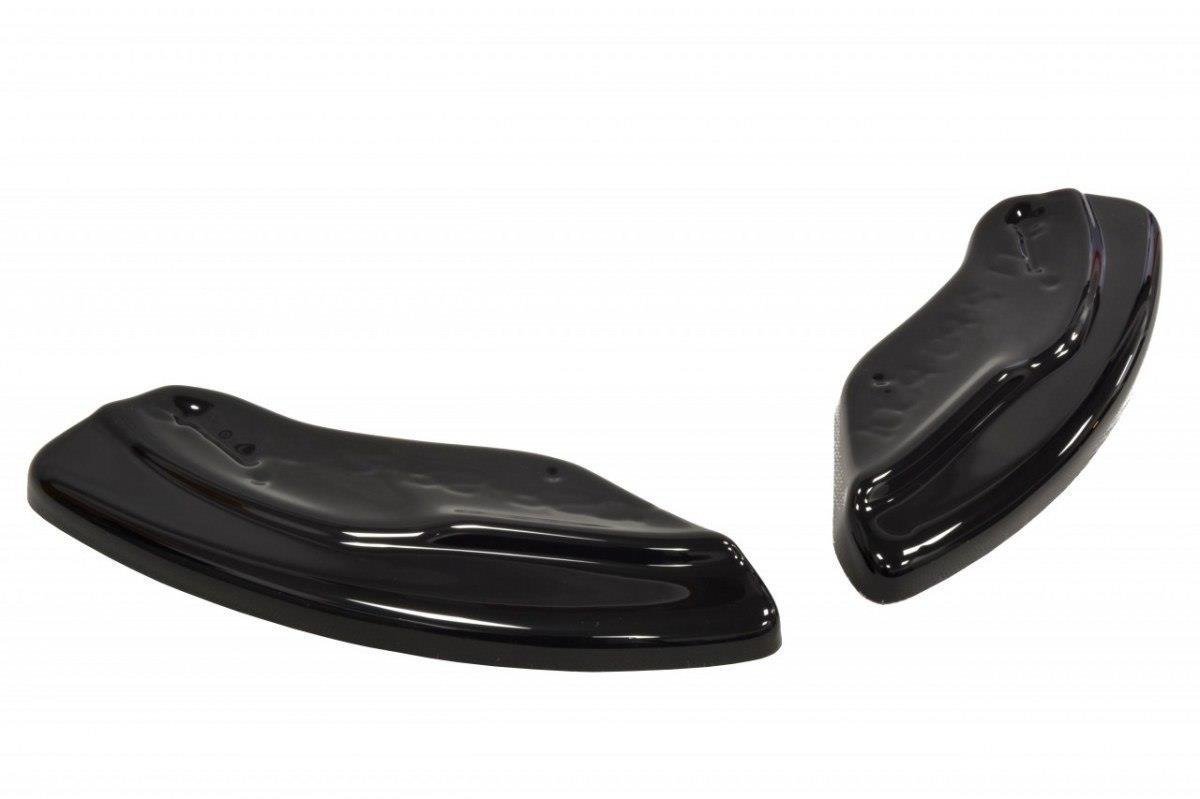 Heck Ansatz Flaps Diffusor für AUDI TT MK2 S-Line schwarz matt