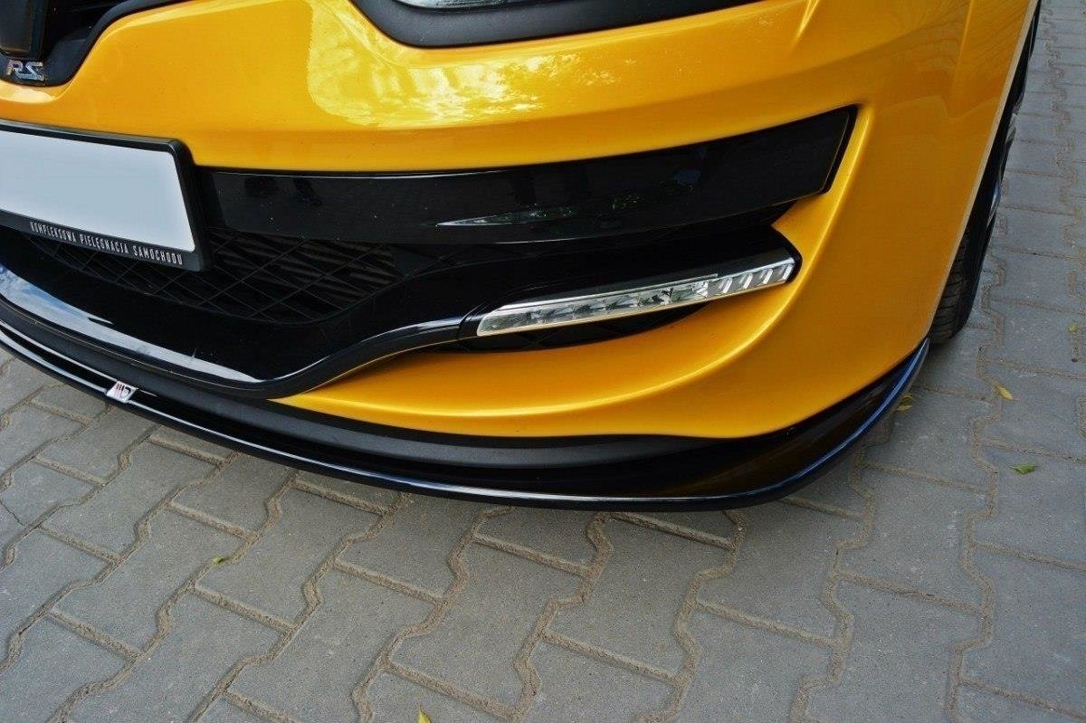 Front Ansatz für RENAULT MEGANE 3 RS v.2 schwarz Hochglanz