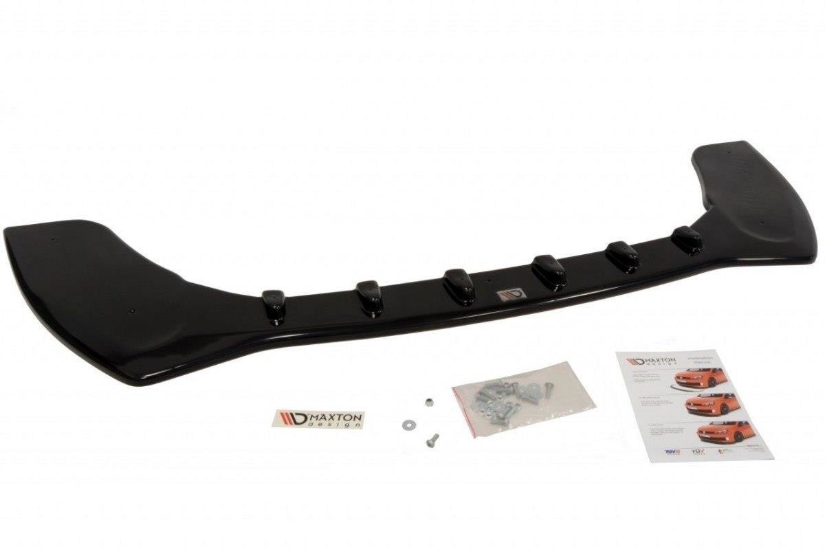 Front Ansatz für Ford Fiesta ST Mk7 FL (Mit Maxton Design Stoßstange) schwarz Hochglanz