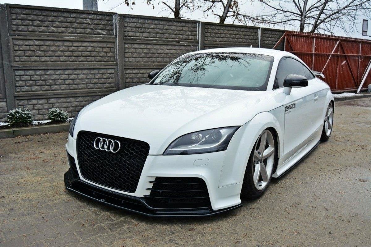 Front Ansatz V.1 für AUDI TT MK2 RS schwarz matt