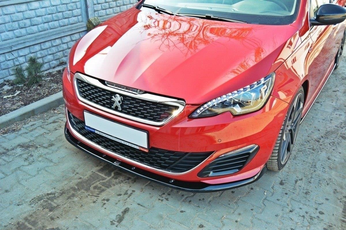 Front Ansatz für v.2 PEUGEOT 308 II GTI Carbon Look