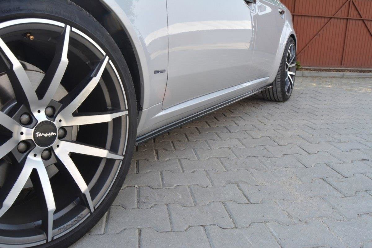 Seitenschweller Ansatz für ALFA ROMEO 159 schwarz matt