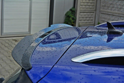Spoiler CAP für VW Golf 7 / 7 Facelift R / R-Line Kombi schwarz Hochglanz