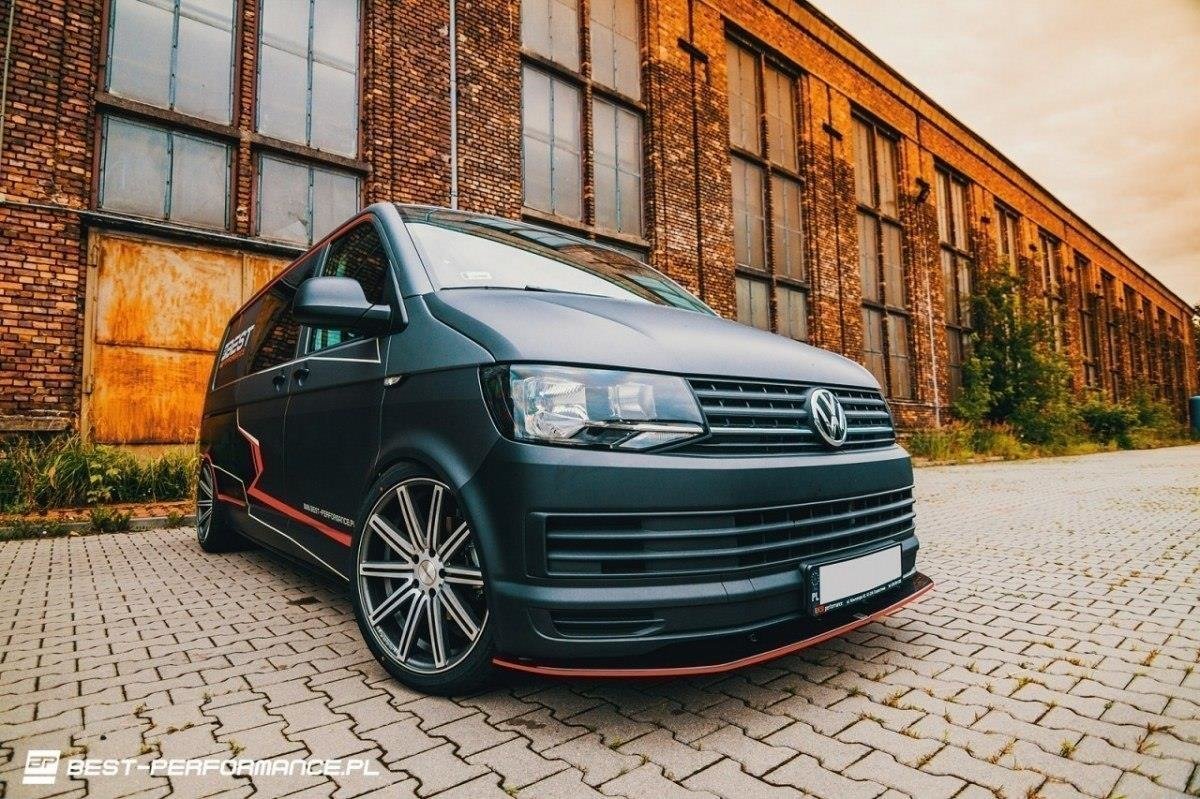 VOLKSWAGEN T6 Front Ansatz für v.1 Carbon Look