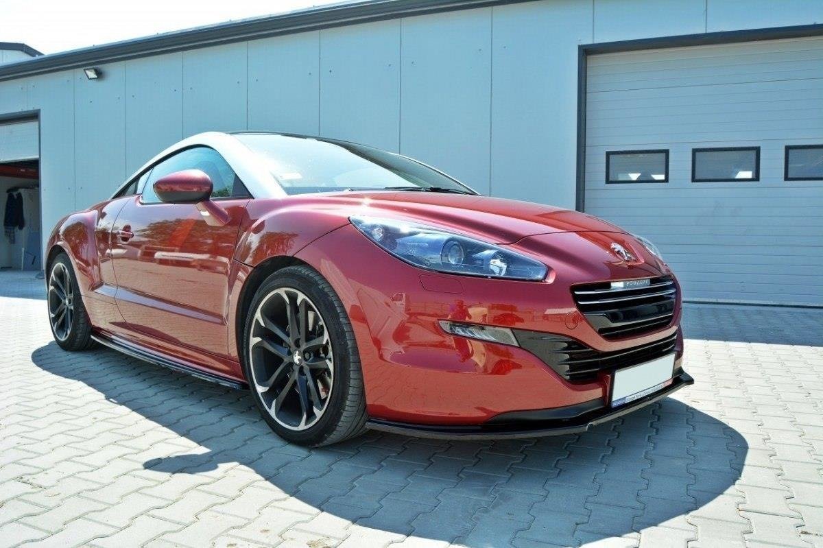 Front Ansatz V.1 für PEUGEOT RCZ FACELIFT schwarz matt