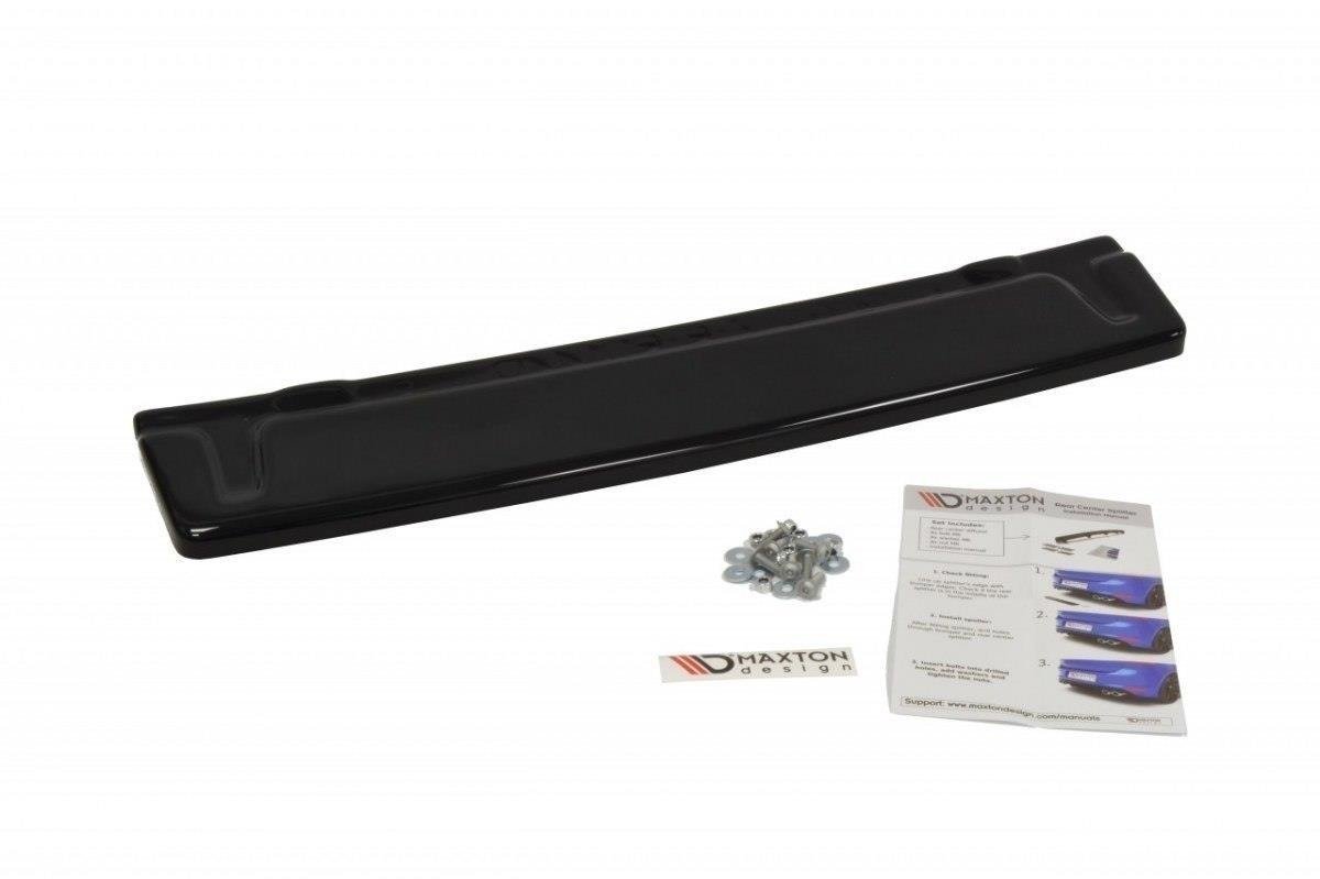 Mittlerer Diffusor Heck Ansatz für VW GOLF 7 R  schwarz Hochglanz