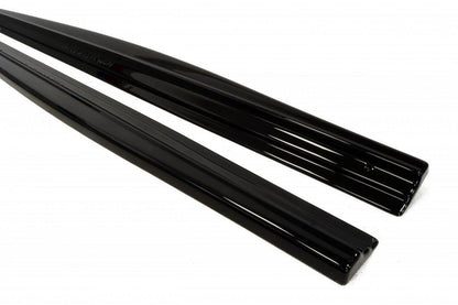 Seitenschweller Ansatz für BMW 1er F21 M135i / M140i / M-Paket  schwarz matt