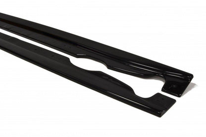 Seitenschweller Ansatz für BMW M3 E92 / E93 schwarz matt