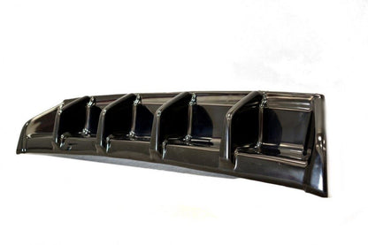 Diffusor Heck Ansatz für VW GOLF 7 GTI FACELIFT Carbon Look