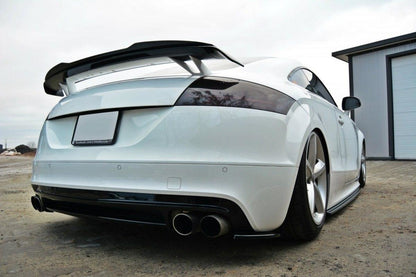 Heck Ansatz Flaps Diffusor passend für Diffusor passend für AUDI TT MK2 RS Carbon Look Carbon Look