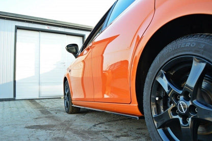 Seitenschweller Ansatz für SEAT LEON MK2 CUPRA / FR  schwarz matt
