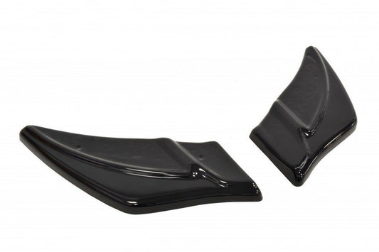 Heck Ansatz Flaps Diffusor für v.2 VW GOLF 7 R schwarz matt