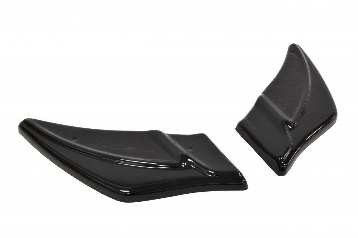Heck Ansatz Flaps Diffusor für v.2 VW GOLF 7 R schwarz Hochglanz