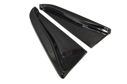 Heck Ansatz Flaps Diffusor für Lexus IS Mk2 schwarz Hochglanz