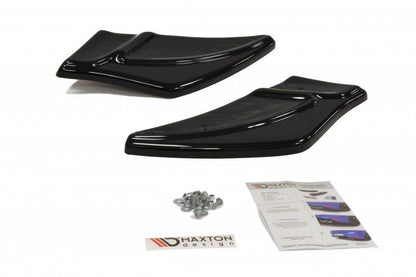 Heck Ansatz Flaps Diffusor für v.2 VW GOLF 7 R schwarz matt