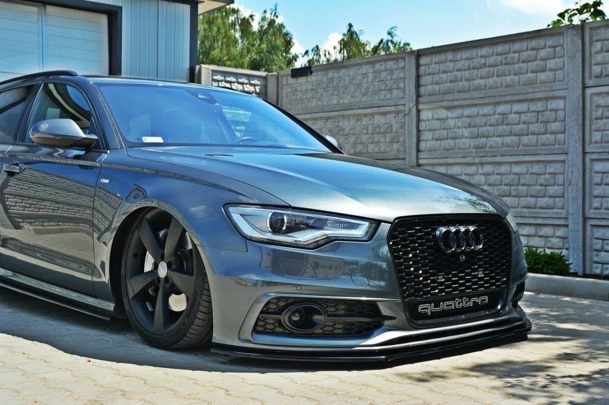 Front Ansatz V.1 für Audi S6 / A6 S-Line C7 schwarz matt