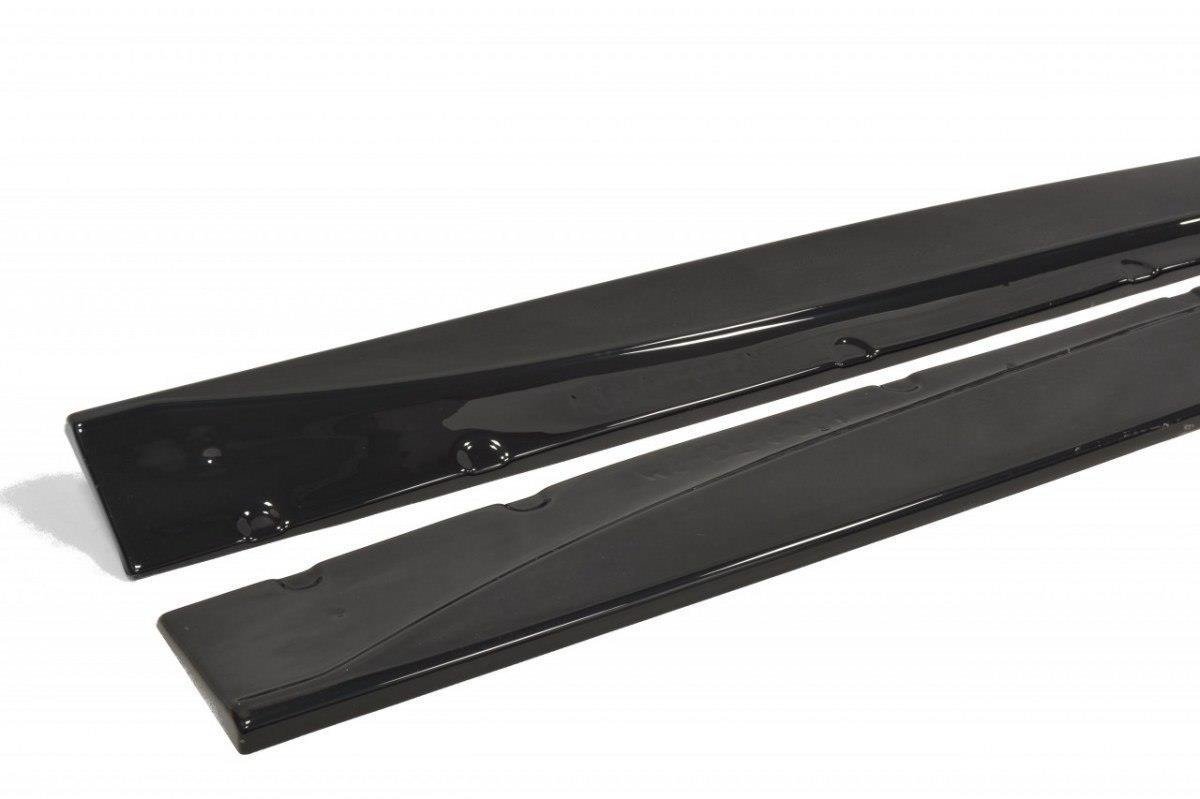 Seitenschweller Ansatz für MASERATI GRANTURISMO 2007-2011 schwarz matt