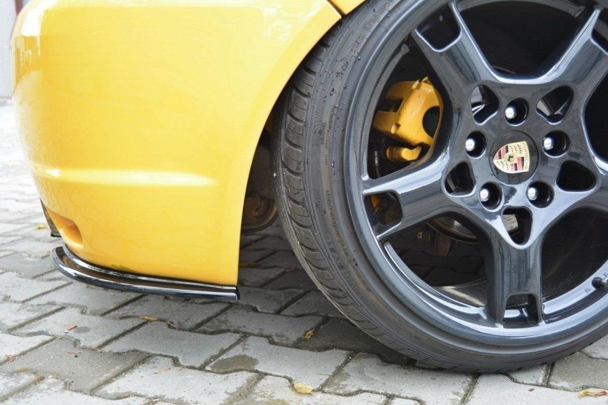 Heck Ansatz Flaps Diffusor für VW GOLF 4 R32 Carbon Look