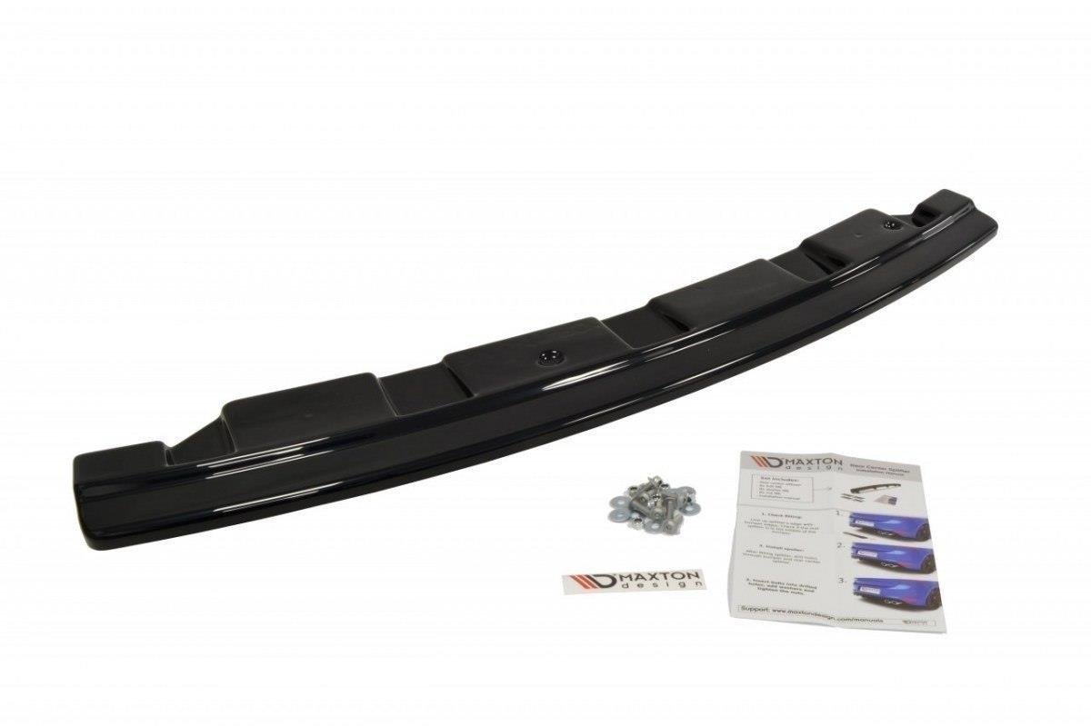 Mittlerer Diffusor Heck Ansatz für BMW 5er F11 M Paket  (mit zwei Einzel Endstücken) Carbon Look