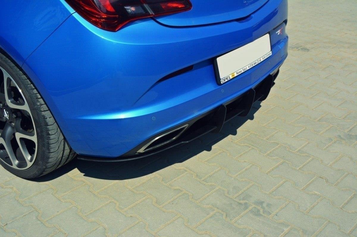 Diffusor Heck Ansatz für Heckschürze für OPEL ASTRA J OPC / VXR