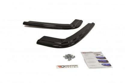 Heck Ansatz Flaps Diffusor für BMW 3er E92 M Paket Carbon Look