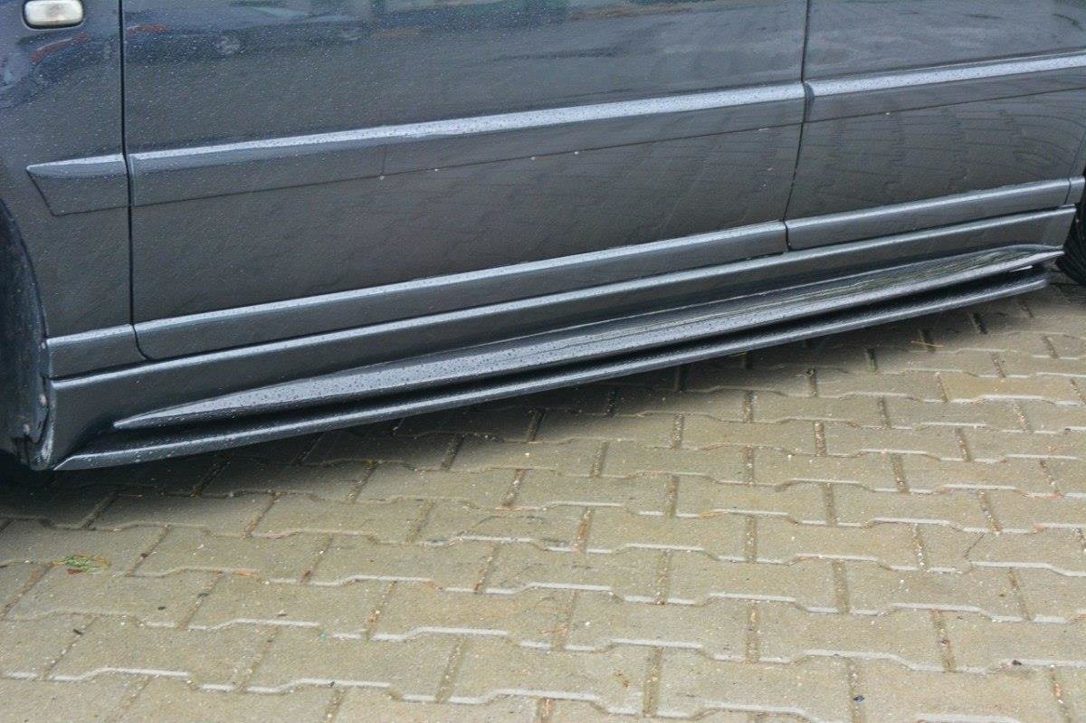 Seitenschweller Ansatz für AUDI S4 B5 Carbon Look