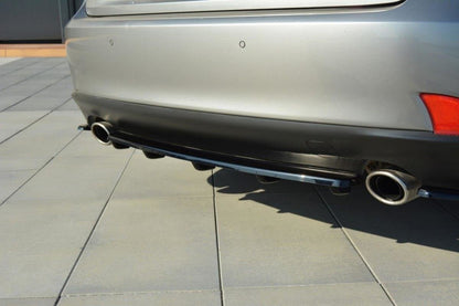 Mittlerer Diffusor Heck Ansatz für Lexus IS Mk3 T DTM LOOK schwarz Hochglanz