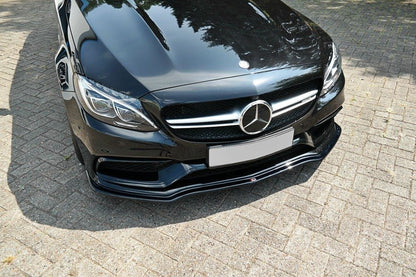 Front Ansatz V.1 für Mercedes C-Klasse S205 63 AMG Kombi Carbon Look