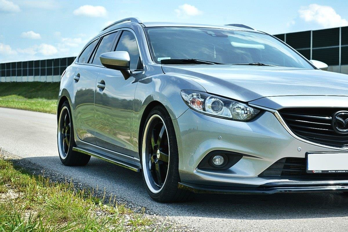 Seitenschweller Ansatz für Mazda 6 GJ (Mk3) Wagon Carbon Look