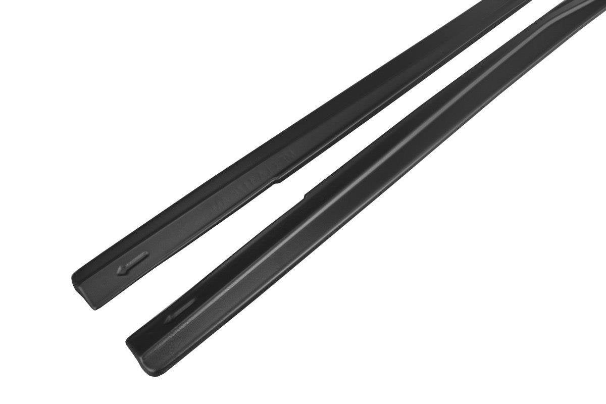 Seitenschweller Ansatz für Mercedes A W176/ CLA 117 AMG/ CLA 117 AMG LINE Facelift schwarz matt