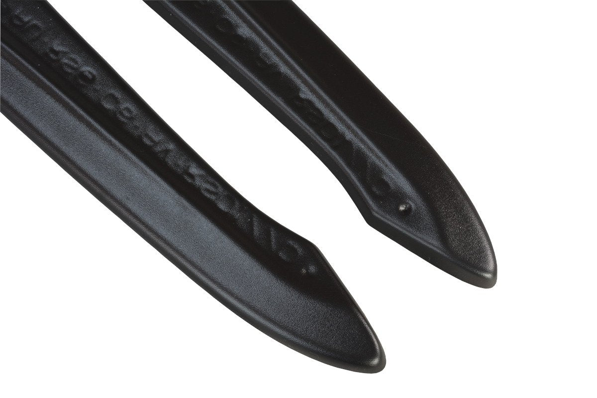 Heck Ansatz Flaps Diffusor für Audi RS6 C6 Avant Carbon Look