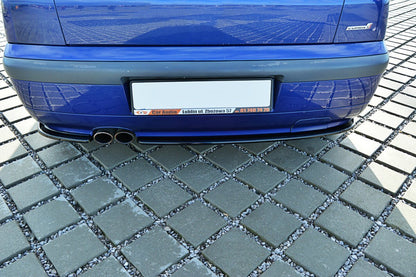 Heck Ansatz Flaps Diffusor für SEAT IBIZA MK2 FACELIFT CUPRA Carbon Look