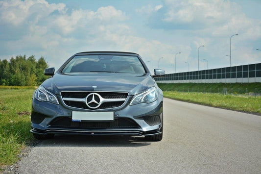 Front Ansatz V.1 für Mercedes E W212 schwarz Hochglanz