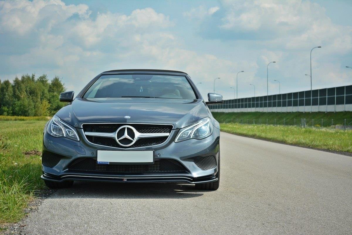 Front Ansatz V.1 für Mercedes E W212 schwarz matt