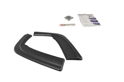 Heck Ansatz Flaps Diffusor für BMW M3 E46 Coupe schwarz matt