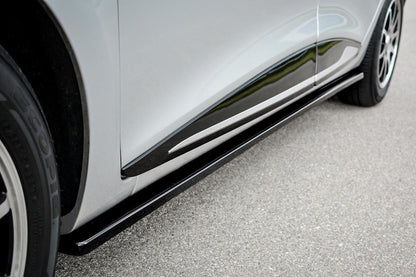 Seitenschweller Ansatz für Renault Clio Mk4 Carbon Look