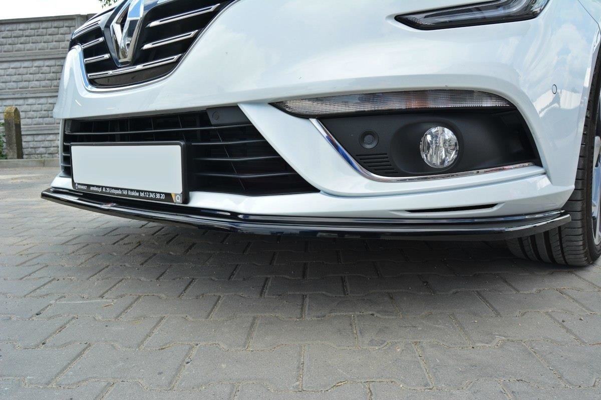 Front Ansatz V.1 für Renault Megane Mk4 Hatchback schwarz matt