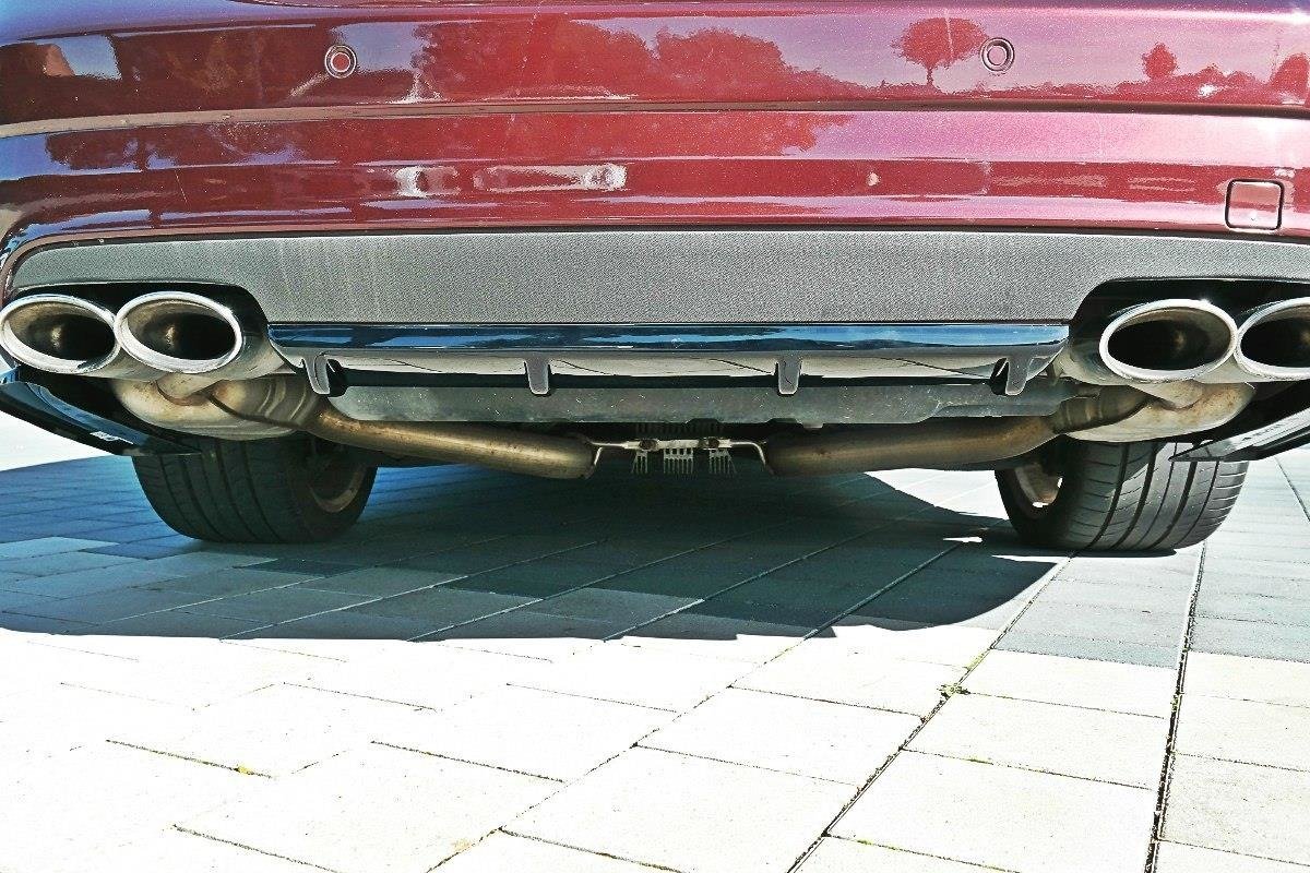 Diffusor Heck Ansatz für Mercedes CLS C219 55AMG Carbon Look
