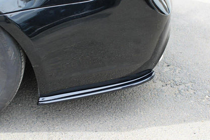 Heck Ansatz Flaps Diffusor für BMW 3er E91 M Paket FACELIFT schwarz matt