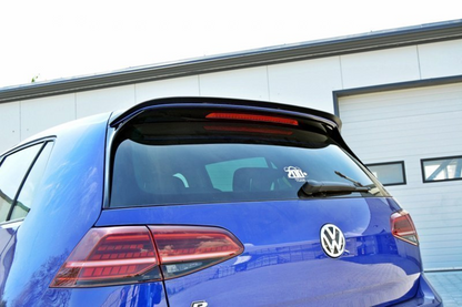 Spoiler CAP V.1 für Volkswagen Golf 7 / 7 Facelift R / R-Line / GTI  Carbon Look