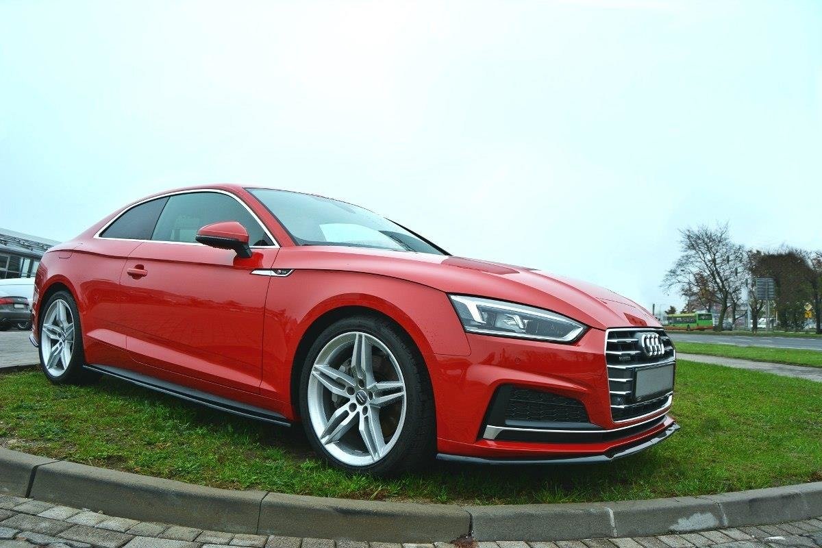 Front Ansatz V.2 für Audi S5 / A5 S-Line F5 Coupe / Sportback schwarz matt