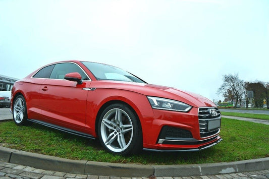 Front Ansatz V.2 für Audi S5 / A5 S-Line F5 Coupe / Sportback schwarz matt