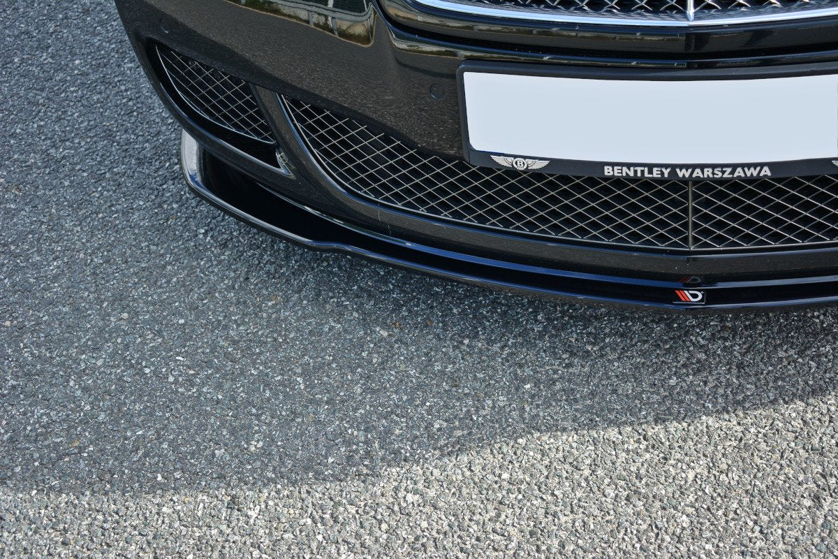 Front Ansatz V.1 für BENTLEY CONTINENTAL GT schwarz Hochglanz