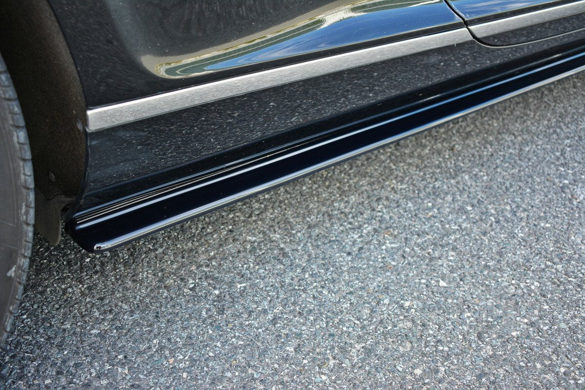 Seitenschweller Ansatz für BENTLEY CONTINENTAL GT schwarz matt
