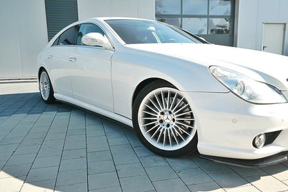 Seitenschweller Ansatz für Mercedes CLS C219 55AMG Carbon Look