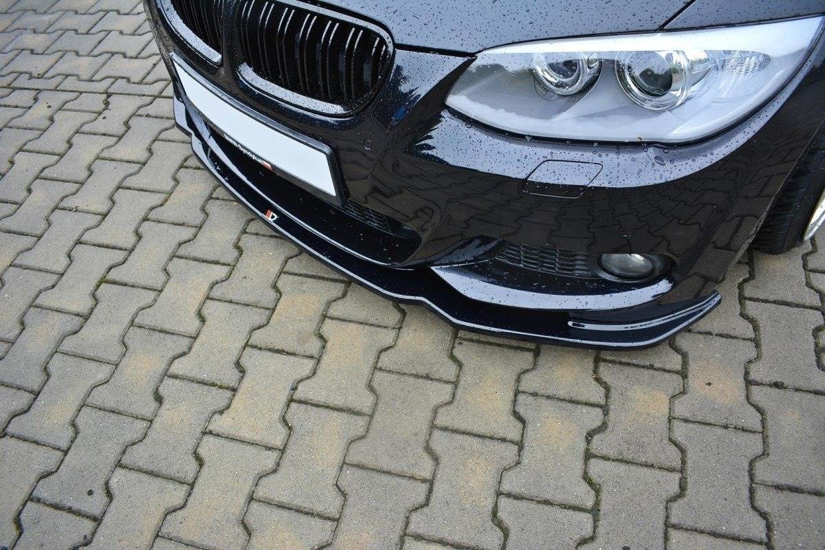 Front Ansatz V.2 für BMW 3er E92 M Paket FACELIFT schwarz matt